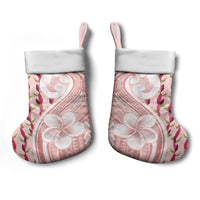 Samoa Teuila Christmas Stocking Pink Samoan Siapo Motifs
