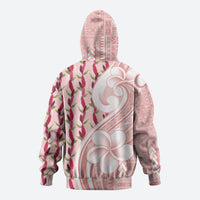 Samoa Teuila Hoodie Pink Samoan Siapo Motifs LT05 - Polynesian Pride