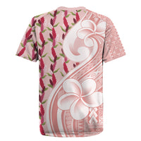 Samoa Teuila Rugby Jersey Pink Samoan Siapo Motifs LT05 - Polynesian Pride