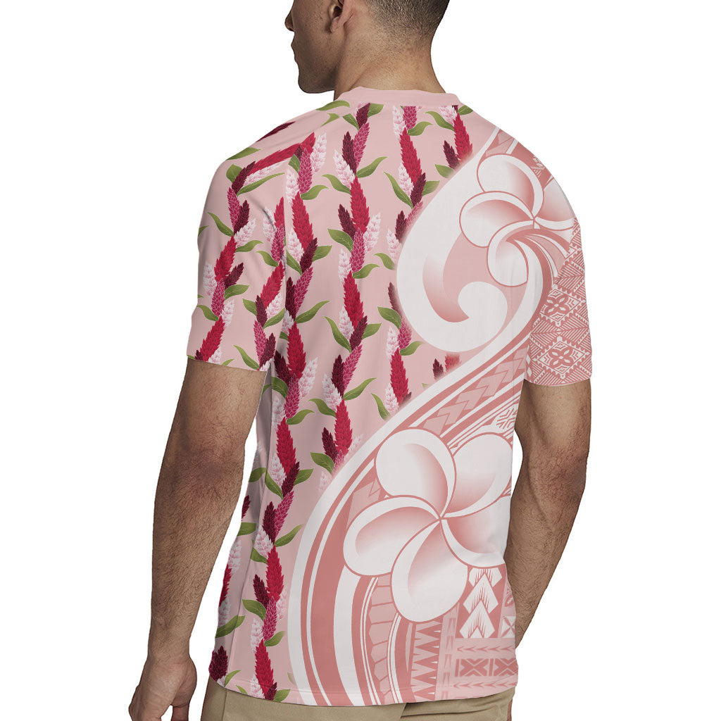 Samoa Teuila Rugby Jersey Pink Samoan Siapo Motifs LT05 - Polynesian Pride
