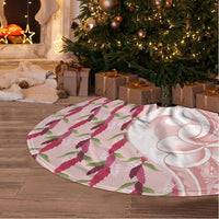 Samoa Teuila Tree Skirt Pink Samoan Siapo Motifs