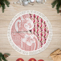 Samoa Teuila Tree Skirt Pink Samoan Siapo Motifs