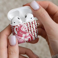 Samoa Teuila AirPods Case White Samoan Siapo Motifs LT05 - Polynesian Pride