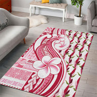 Samoa Teuila Area Rug White Samoan Siapo Motifs LT05 - Polynesian Pride