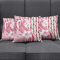 Samoa Teuila Pillow Cover White Samoan Siapo Motifs LT05 - Polynesian Pride