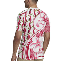 Samoa Teuila Rugby Jersey White Samoan Siapo Motifs LT05 - Polynesian Pride