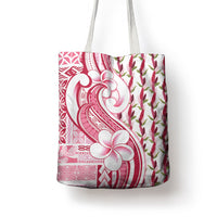 Samoa Teuila Tote Bag White Samoan Siapo Motifs LT05 - Polynesian Pride
