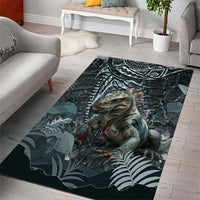 Hawaii Mo'o Lizard God Area Rug Polynesian Style LT05 - Polynesian Pride