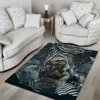 Hawaii Mo'o Lizard God Area Rug Polynesian Style LT05 - Polynesian Pride