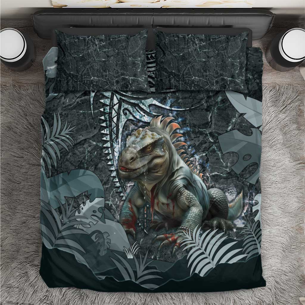 Hawaii Mo'o Lizard God Bedding Set Polynesian Style