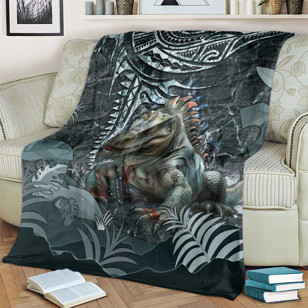 Hawaii Mo'o Lizard God Blanket Polynesian Style LT05 - Polynesian Pride