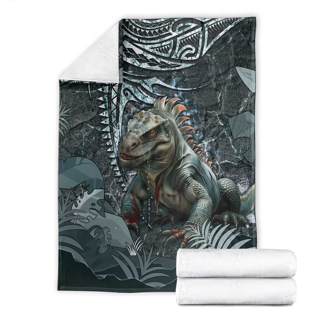 Hawaii Mo'o Lizard God Blanket Polynesian Style LT05 - Polynesian Pride