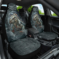 Hawaii Mo'o Lizard God Car Seat Cover Polynesian Style LT05 One Size Green - Polynesian Pride