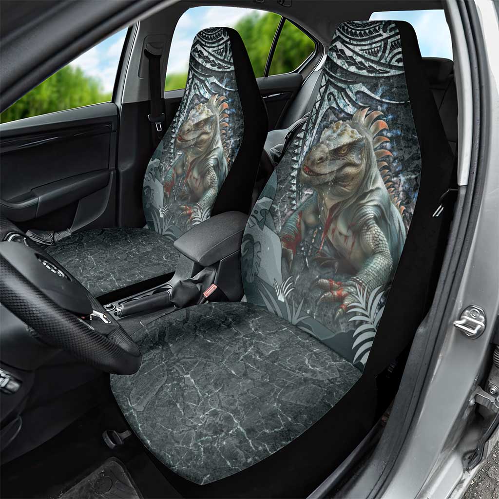Hawaii Mo'o Lizard God Car Seat Cover Polynesian Style LT05 - Polynesian Pride