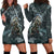 Hawaii Mo'o Lizard God Hoodie Dress Polynesian Style