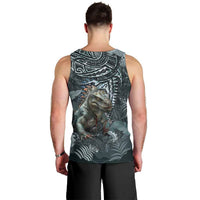 Hawaii Mo'o Lizard God Men Tank Top Polynesian Style LT05 - Polynesian Pride