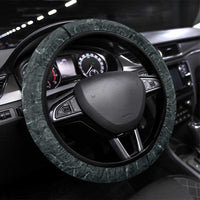 Hawaii Mo'o Lizard God Steering Wheel Cover Polynesian Style LT05 Universal Fit Green - Polynesian Pride