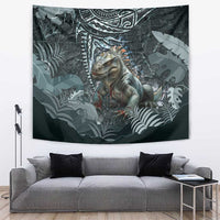 Hawaii Mo'o Lizard God Tapestry Polynesian Style LT05 Green - Polynesian Pride