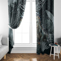 Hawaii Mo'o Lizard God Window Curtain Polynesian Style LT05 - Polynesian Pride