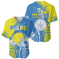 Palau Independence Day Baseball Jersey Happy 30th Anniversary LT05 - Polynesian Pride
