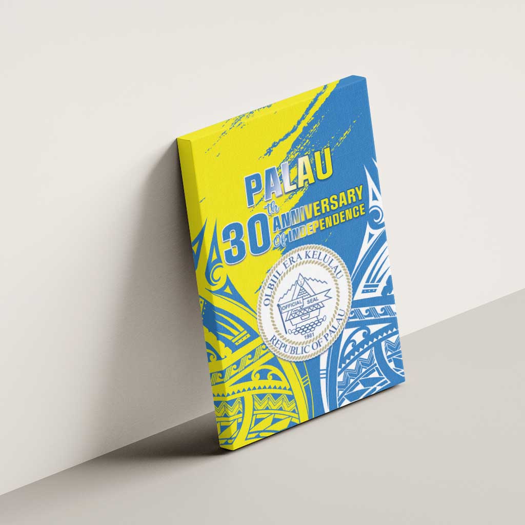 Palau Independence Day Canvas Wall Art Happy 30th Anniversary LT05 - Polynesian Pride
