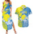 Palau Independence Day Couples Matching Summer Maxi Dress and Hawaiian Shirt Happy 30th Anniversary