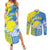 Palau Independence Day Couples Matching Summer Maxi Dress and Long Sleeve Button Shirt Happy 30th Anniversary