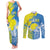 Palau Independence Day Couples Matching Tank Maxi Dress and Long Sleeve Button Shirt Happy 30th Anniversary