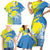 Palau Independence Day Family Matching Short Sleeve Bodycon Dress and Hawaiian Shirt Happy 30th Anniversary