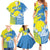 Palau Independence Day Family Matching Summer Maxi Dress and Hawaiian Shirt Happy 30th Anniversary