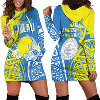 Palau Independence Day Hoodie Dress Happy 30th Anniversary LT05 - Polynesian Pride