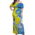 Palau Independence Day Off Shoulder Maxi Dress Happy 30th Anniversary