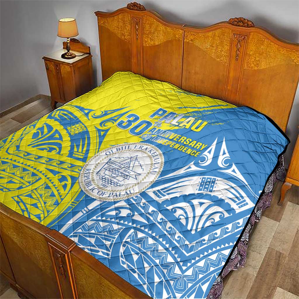 Palau Independence Day Quilt Happy 30th Anniversary LT05 - Polynesian Pride