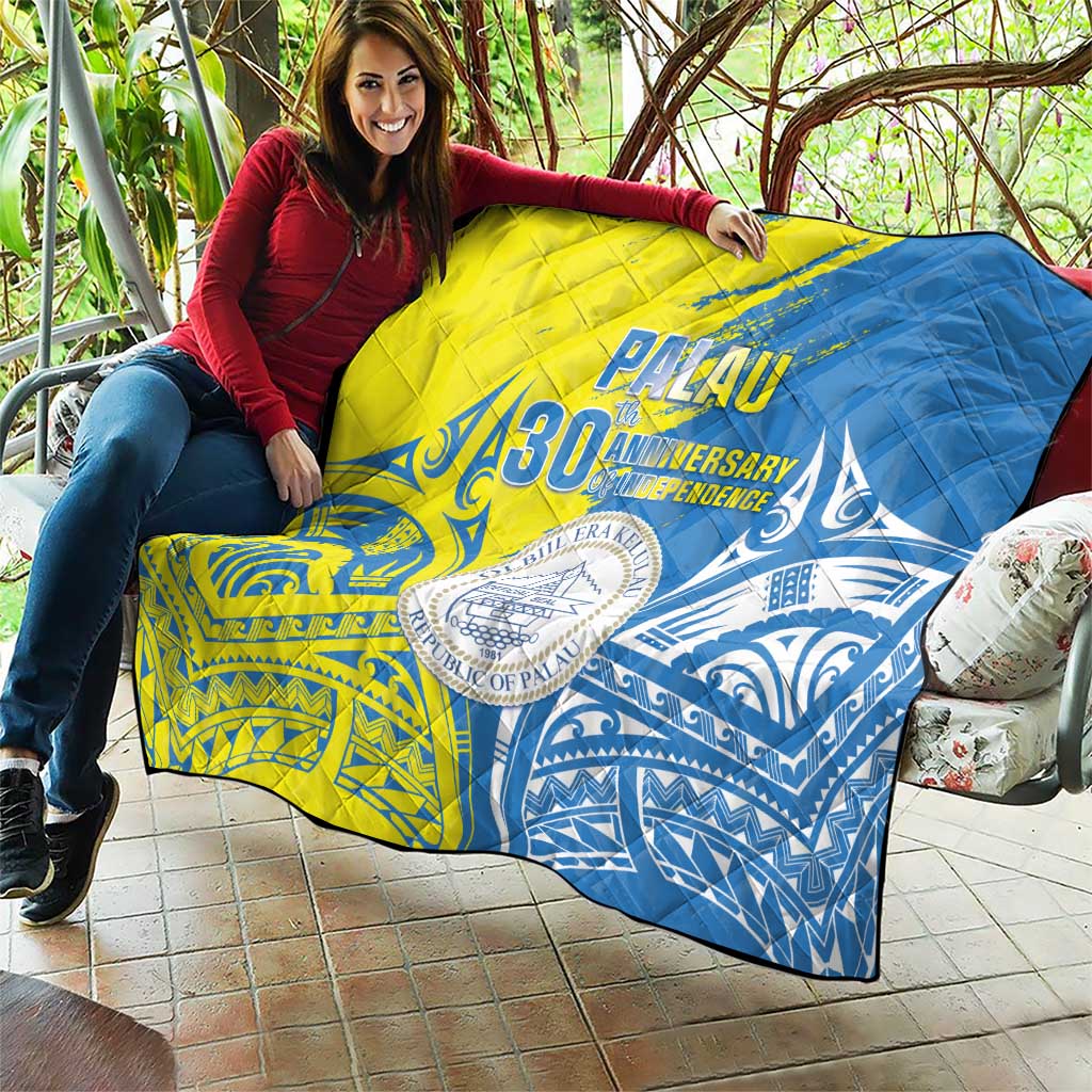 Palau Independence Day Quilt Happy 30th Anniversary LT05 - Polynesian Pride