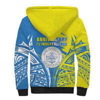 Palau Independence Day Sherpa Hoodie Happy 30th Anniversary LT05 - Polynesian Pride