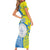 Palau Independence Day Short Sleeve Bodycon Dress Happy 30th Anniversary