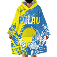 Palau Independence Day Wearable Blanket Hoodie Happy 30th Anniversary LT05 - Polynesian Pride