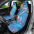 Happy Diwali Festival Car Seat Cover Diya Lamp Rangoli With Polynesian Pattern