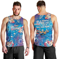 Happy Diwali Festival Men Tank Top Diya Lamp Rangoli With Polynesian Pattern LT05 - Polynesian Pride