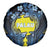 Palau Spare Tire Cover Polynesian Dolphin Tropical Hibiscus Style