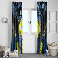Palau Window Curtain Polynesian Dolphin Tropical Hibiscus Style LT05 - Polynesian Pride