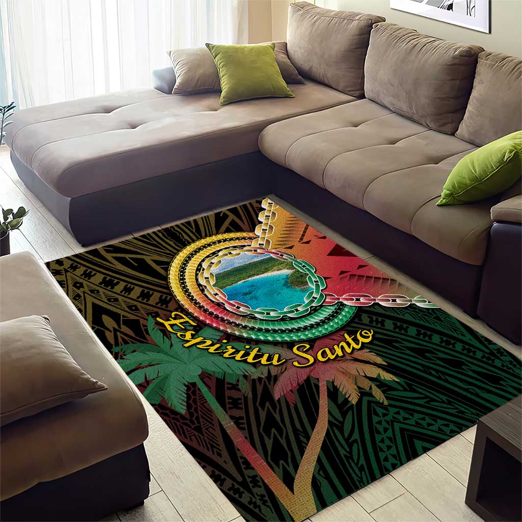 Vanuatu Espiritu Santo Island Area Rug Beach Landscape LT05 - Polynesian Pride