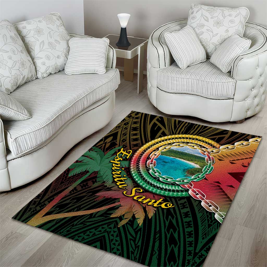 Vanuatu Espiritu Santo Island Area Rug Beach Landscape LT05 - Polynesian Pride
