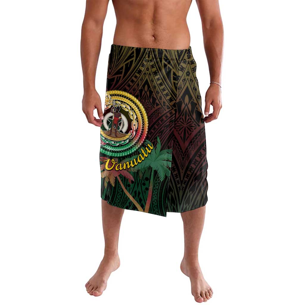 Vanuatu Espiritu Santo Island Lavalava Beach Landscape LT05 Black - Polynesian Pride
