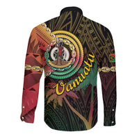 Vanuatu Espiritu Santo Island Long Sleeve Button Shirt Beach Landscape LT05 - Polynesian Pride