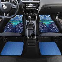 French Polynesia Bora Bora Car Mats Beach Landscape Polynesian Style LT05 Set 4pcs Blue - Polynesian Pride
