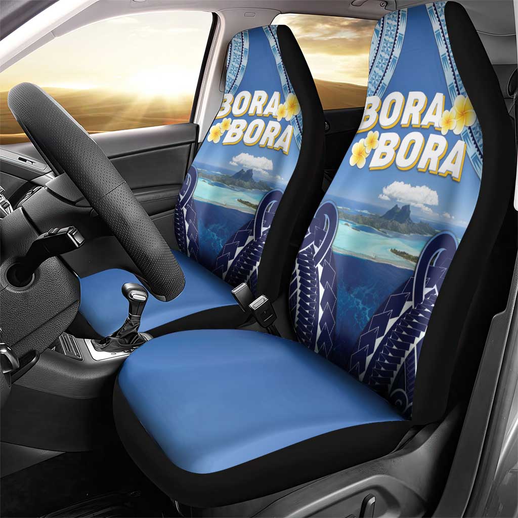 French Polynesia Bora Bora Car Seat Cover Beach Landscape Polynesian Style LT05 - Polynesian Pride