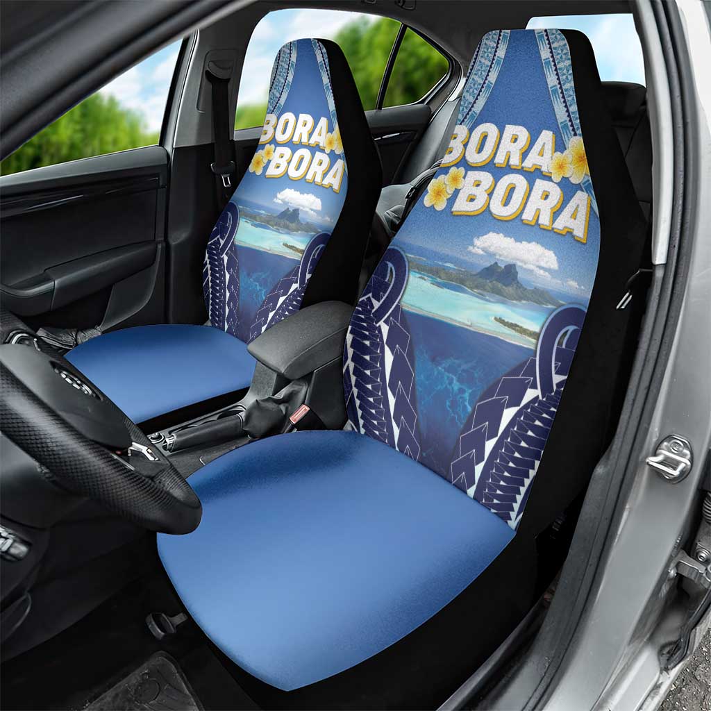 French Polynesia Bora Bora Car Seat Cover Beach Landscape Polynesian Style LT05 - Polynesian Pride