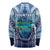 Personalised French Polynesia Bora Bora Long Sleeve Shirt Beach Landscape Polynesian Style