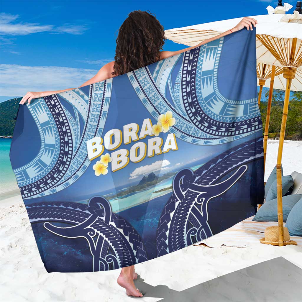 French Polynesia Bora Bora Sarong Beach Landscape Polynesian Style LT05 One Size 44 x 66 inches Blue - Polynesian Pride